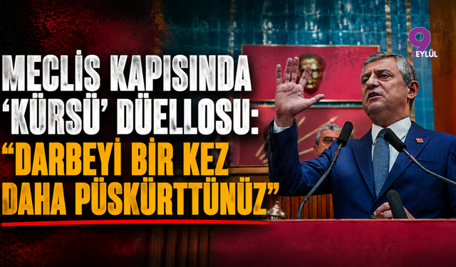 Meclis kapısında 'kürsü' düellosu: "Darbeyi bir kez daha püskürttünüz"