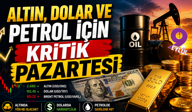Altın ve petrolde kritik pazartesi