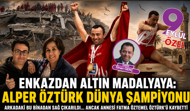Enkazdan dünya zirvesine: İzmirli Alper Öztürk dünya şampiyonu oldu