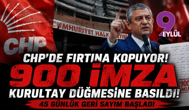 CHP kulisleri alev aldı: Özgür Özel kanadı 900 imzayla kurultay kapısını aralıyor