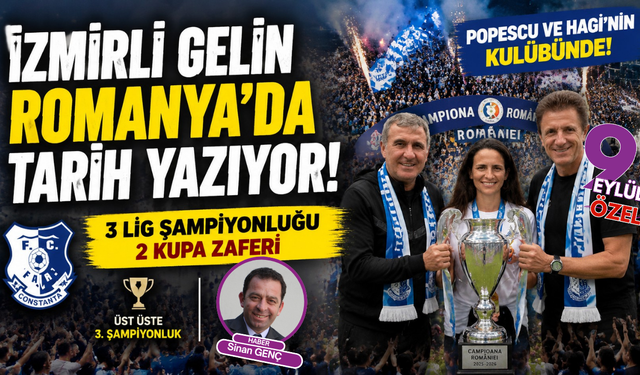 İzmirli gelin Romanya’da tarih yazıyor