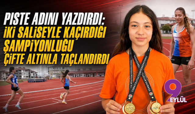 Piste adını yazdırdı: İki saliseyle kaçırdığı şampiyonluğu çifte altınla taçlandırdı
