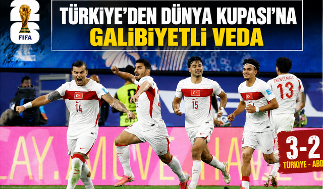 Türkiye’den Dünya Kupası’na galibiyetli veda