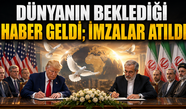 Dünyanın beklediği haber geldi, imzalar atıldı