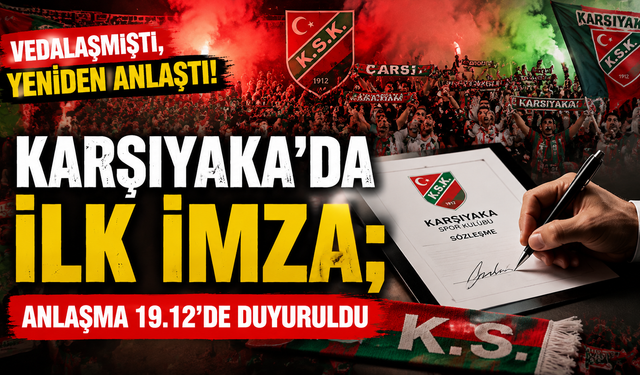 Karşıyaka'da ilk imza;  Burhanettin Basatemür’le “yola devam” kararı