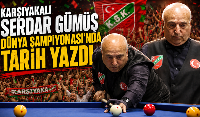 Karşıyaka’nın gururu Serdar Gümüş’ten dünya kürsüsünde yeni başarı