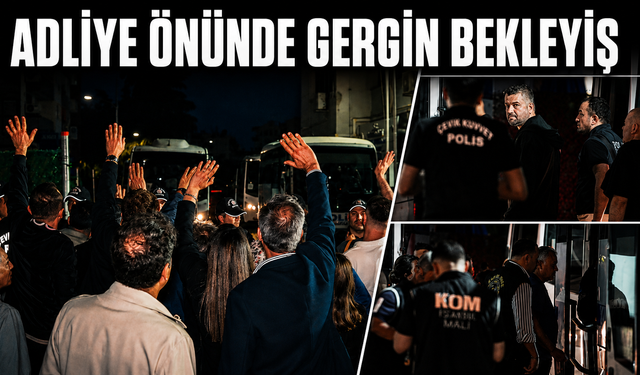 Buca soruşturmasında adliye önünde gergin bekleyiş