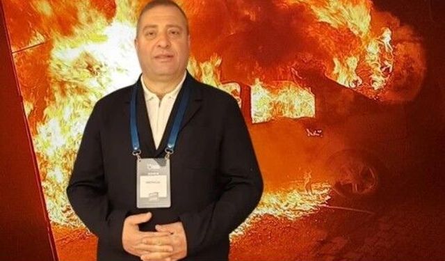 Sendika başkanının aracı kundaklandı