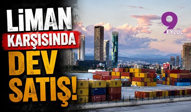 Alsancak Limanı karşısında asırlık yağcıdan dev satış