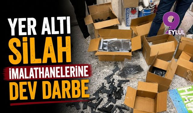İzmir’de yer altı silah imalathanelerine dev darbe