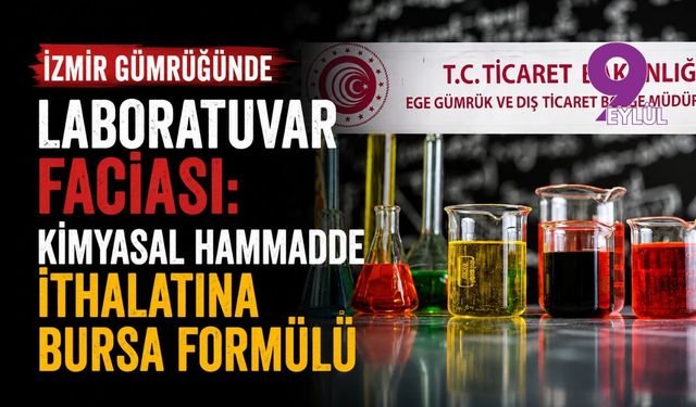 İzmir gümrüğünde laboratuvar faciası: Kimyasal hammadde ithalatına Bursa formülü