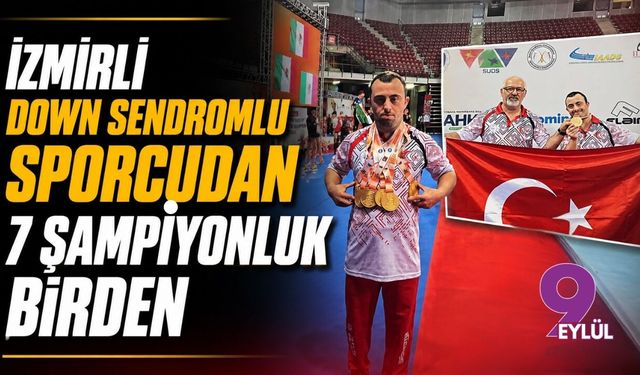 İzmirli özel sporcu Alper Öztürk artistik cimnastikte dünyayı fethetti