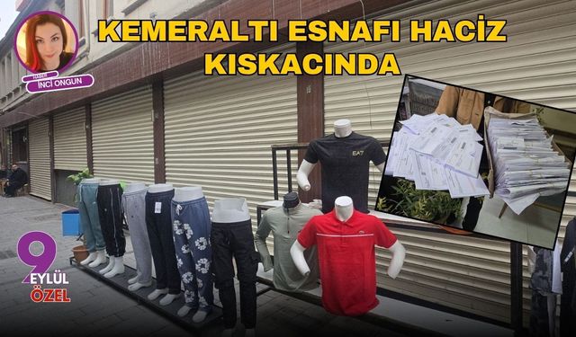 Kemeraltı esnafı haciz kıskacında