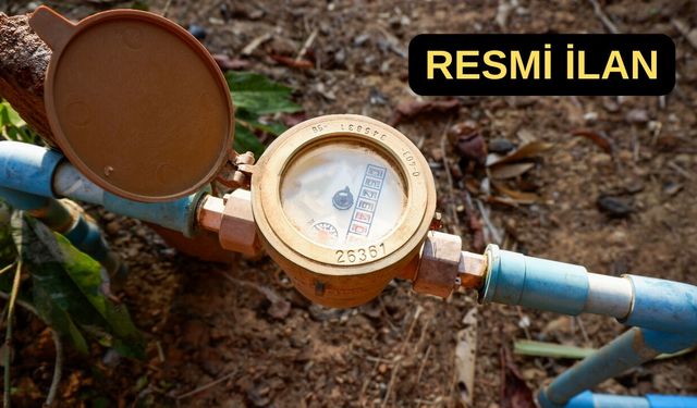 İzmir Büyükşehir Belediyesi sulama tesisi için su sayacı alacak