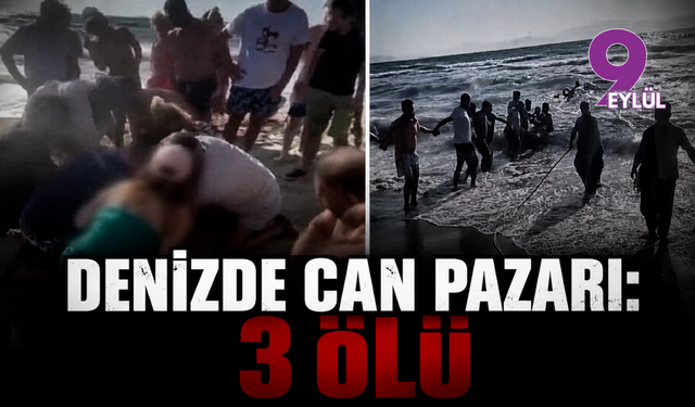 Denizde can pazarı: Dalgalara kapılan 12 kişiden 3'ü boğuldu!