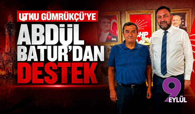 Utku Gümrükçü’ye Abdül Batur’dan destek