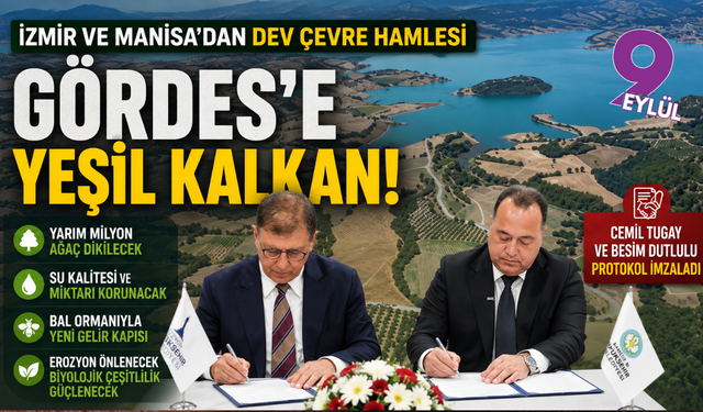Gördes Barajı çevresi bal ormanına dönüşecek