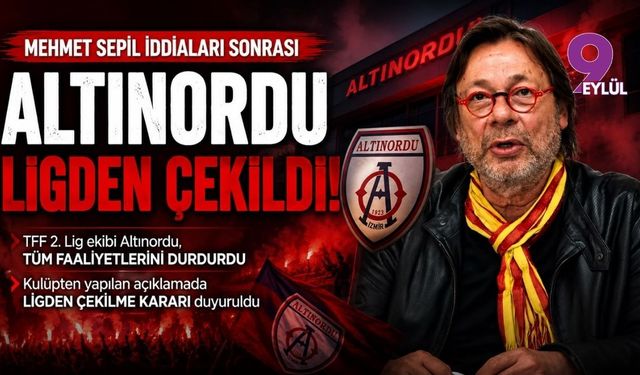 Futbol dünyasında deprem: Altınordu ligden çekildi!