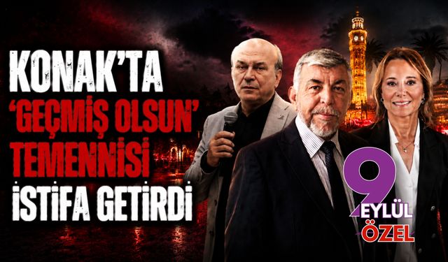 Konak Belediye Meclisi’nde ‘geçmiş olsun’ temennisi istifa getirdi