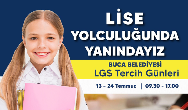 Buca'dan LGS tercih döneminde öğrencilere ücretsiz destek