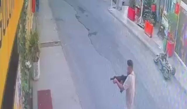 Bodrum'da korku dolu anlar: Pompalı tüfekle ortalığı savaş alanına çevirdi