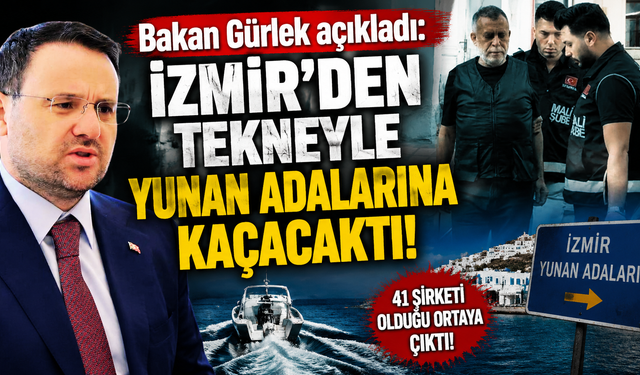 Bakan Gürlek’ten Haluk Levent iddiası: “İzmir’den tekneyle Yunan adalarına kaçacaktı”