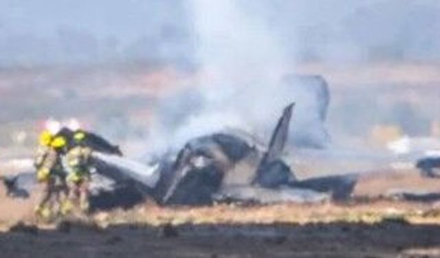 F-35B savaş uçağı düştü!