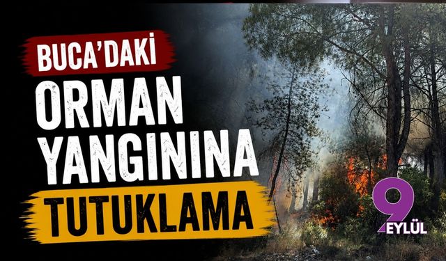 Buca'daki orman yangınına tutuklama