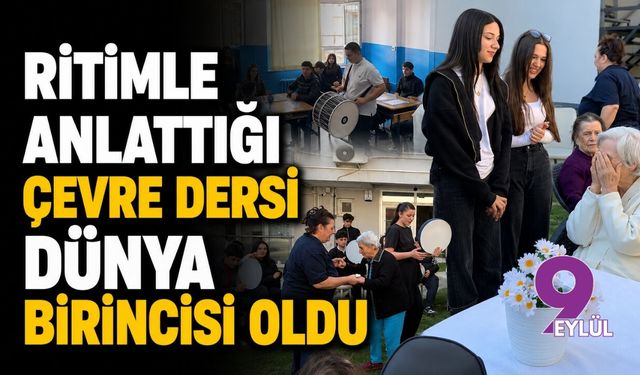 Ritimle anlattığı çevre dersi dünya birincisi oldu
