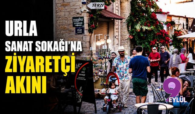 Urla Sanat Sokağı'na ziyaretçi akını