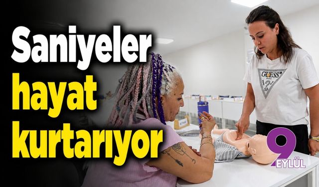 Hayat kurtaran merkezde binlerce kişiye ilkyardım eğitimi