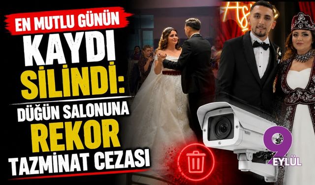 En mutlu günün kaydı silindi: Düğün salonuna rekor tazminat cezası