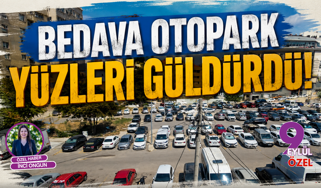 Bedava otopark yüzleri güldürdü