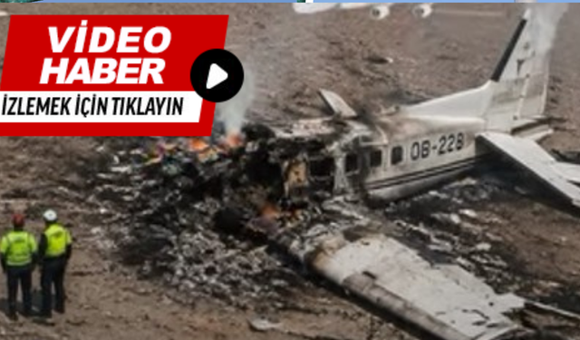 Uçak düştü; Kurtulan yok