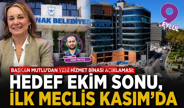 Başkan Mutlu’dan yeni hizmet binası açıklaması: Hedef Ekim sonu, ilk meclis Kasım’da