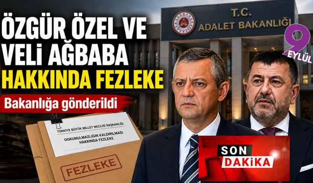 Özgür Özel ve Veli Ağbaba hakkında fezleke hazırlandı