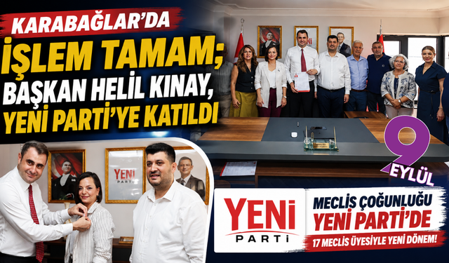Karabağlar’da siyasi dengeler değişti: Helil Kınay Yeni Parti’ye geçti