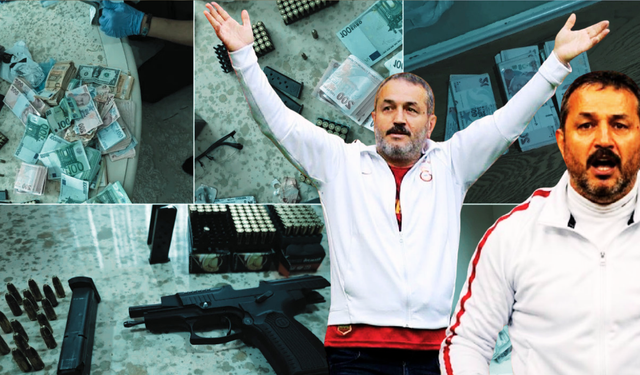 Amigonun evinden cephanelik çıktı
