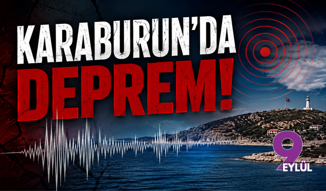 Karaburun'da  Deprem!