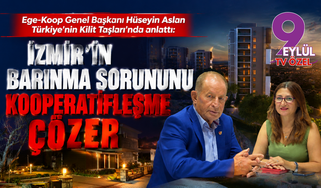 Hüseyin Aslan: “İzmir’in barınma sorununu çözmenin yolu kooperatifleşmeden geçiyor”