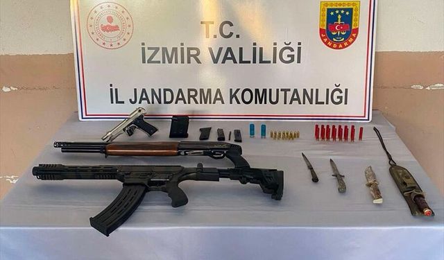 Ödemiş'te silah kaçakçısına baskın!