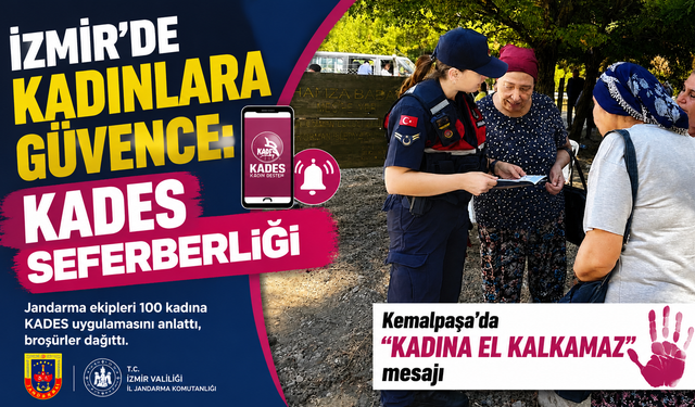 Kemalpaşa’da 100 kadına KADES anlatıldı