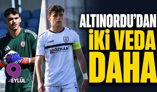 Altınordu’da iki ayrılık daha yaşandı: Genç yetenekler 1. Lig’in yolunu tuttu