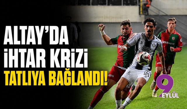 Altay’da ihtar krizi tatlıya bağlandı!