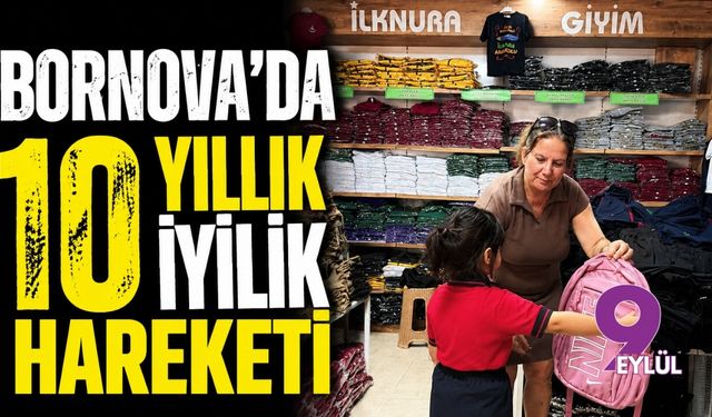 Bornova'da 10 yıllık iyilik hareketi