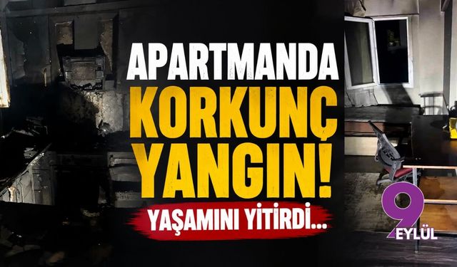 Apartmanda korkunç yangın! Yaşamını yitirdi...