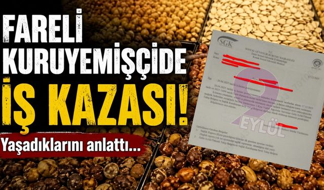 Ünlü kuruyemişçide iş kazası! Yaşadıklarını anlattı...