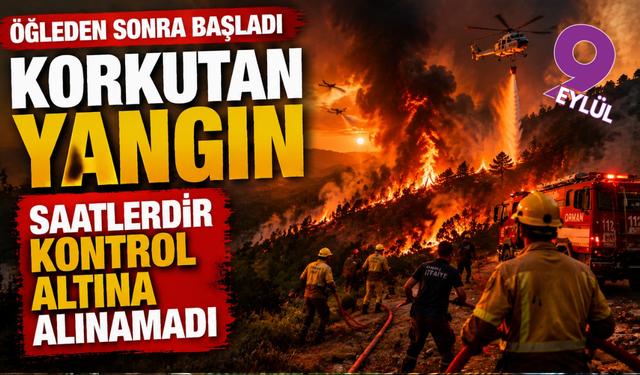 Kuyucak’ta orman yangını sürüyor: Ekipler seferber oldu