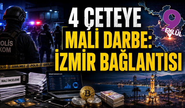 818 şüpheliye mal varlığı darbesi: Çetelerin İzmir izi