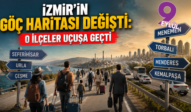 İzmir’in göç haritası değişiyor: O ilçeler hızla büyüyor